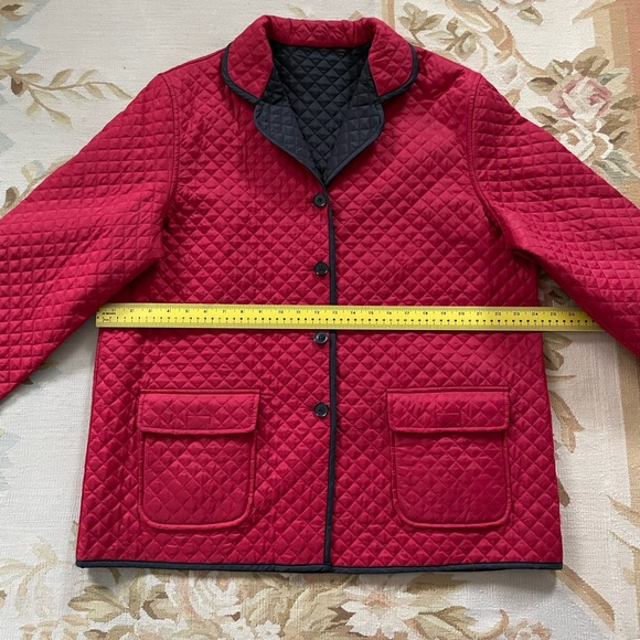 XL black/ red reversible coat - Picture 3 of 8